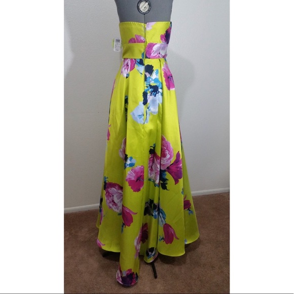 Windsor bright multi color floral print dress - Picture 2 of 3